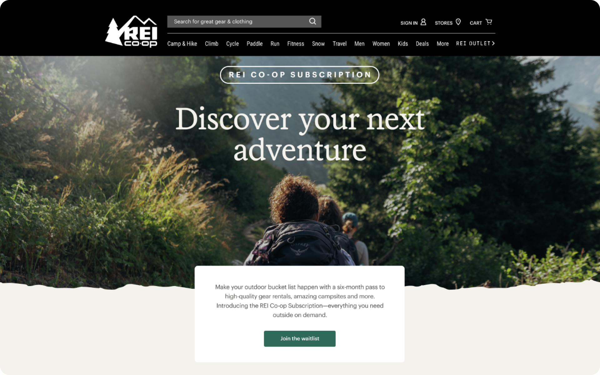 Discover your next adventure.